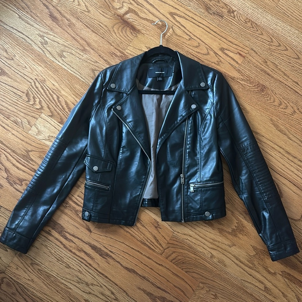 Vegan Leather Moto Jacket